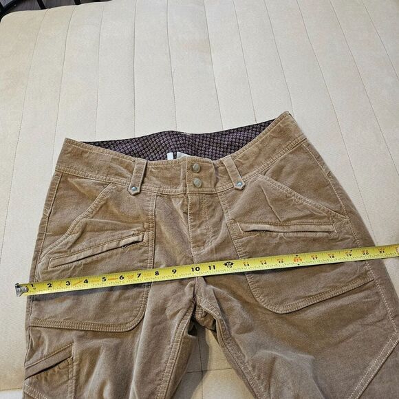 Athleta Corduroy Velvet Outdoor Pants Jeans Women Size 12P - Picture 11 of 14